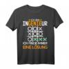 Ich bin Ingenieur ich finde immer eine Lösung - Diplom Ingenieur T-Shirt für Problemlöser und Technik-Nerds