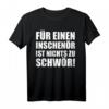 Für einen Ingenieur ist nichts zu schwer Spruch T-Shirt  Lustiges Technik Design für Männer, Opa, Onkel & Freunde zu Weihnachten & Geburtstag