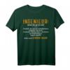 Ingenieur Definition Bauingenieur Maschinenbau T-Shirt - Das perfekte Geschenk für Ingenieure, Freunde und Familienmitglieder