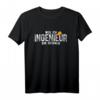 Weil Ich Ingenieur Bin Bauingenieur T-Shirt - Lustiges Berufsspruch Shirt für Ingenieure und IT-Techniker