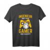 Ingenieur Bei Tag Gamer Bei Nacht T-Shirt  Witziges Design für Bauingenieure, IT-Techniker & Gaming-Enthusiasten
