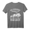 Herren Radlader Bagger Tiefbauer Bauarbeiter T-Shirt mit Spruch - Coole Geschenkidee für Baustellenprofis & Radladerfans