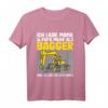 Kinder Bagger Spruch Jungen & Mädchen Lustig Bauarbeiter T-Shirt  Perfekt für kleine Bauleiter und Baustellenfans