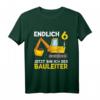 Kinder Endlich 6 Jetzt Bin Ich Der Bauleiter T-Shirt  Perfektes Geburtstagsgeschenk für Jungen, die Bagger lieben