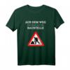 Aus dem Weg ich muss auf die Baustelle T-Shirt  Lustiges Bauleiter Spruch-Shirt für Bauarbeiter, Handwerker & Baumaschinisten
