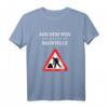 Aus dem Weg ich muss auf die Baustelle T-Shirt  Lustiges Bauleiter Spruch-Shirt für Bauarbeiter, Handwerker & Baumaschinisten