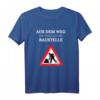 Aus dem Weg ich muss auf die Baustelle T-Shirt  Lustiges Bauleiter Spruch-Shirt für Bauarbeiter, Handwerker & Baumaschinisten