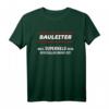 BAULEITER T-Shirt - Weil Superheld Kein Offizieller Beruf Ist | Lustiges Geschenk für Bauprofis