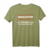 BAULEITER T-Shirt - Weil Superheld Kein Offizieller Beruf Ist | Lustiges Geschenk für Bauprofis