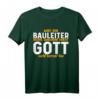 Bauleiter leistet Polier T-Shirt  Lustiges Bauleitung Spruchshirt für Bauarbeiter & Handwerker