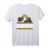 Bauleiter T-Shirt mit Großem Bagger Motiv - Geschenk für Bauarbeiter, Handwerker, Azubi & Arbeitskollegen auf der Baustelle