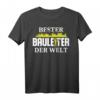 Bester Bauleiter der Welt | Vintage Baustellen Geschenk T-Shirt für Bauleiter, Handwerker & Azubi