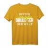Bester Bauleiter der Welt | Vintage Baustellen Geschenk T-Shirt für Bauleiter, Handwerker & Azubi