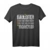 Herren Bauleiter T-Shirt mit Spruch 'Ich Habe Immer Recht'  Lustiges Baustellen Outfit für Bauherrn, Bauarbeiter & Richtfest Feier