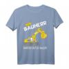 Kinder Mini Bauherr T-Shirt mit Bagger  Lustiges Baustellen Outfit für Jungen, perfekt für Baubeginn, Richtfest und Bauphase