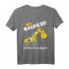 Kinder Mini Bauherr T-Shirt mit Bagger  Lustiges Baustellen Outfit für Jungen, perfekt für Baubeginn, Richtfest und Bauphase