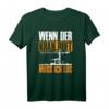 Herren T-Shirt 'Wenn der Kran ruft muss ich los'  Lustige Baustellen Geschenkidee für Kranfahrer, Bauarbeiter & Bauleiter