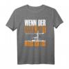 Herren T-Shirt 'Wenn der Kran ruft muss ich los'  Lustige Baustellen Geschenkidee für Kranfahrer, Bauarbeiter & Bauleiter