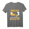 Kinder Endlich 3 jetzt bin ich der Bauleiter T-Shirt  Lustiges Baustellen Geschenk zum 3. Geburtstag für Jungen & Bagger Liebhaber