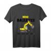 Kinder Bauherr Mädchen T-Shirt - Mini Bauleiter Papa's Rechte Hand mit Bagger Motiv für Richtfest & Baubeginn