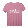 Bauleiter Evolution T-Shirt  Für Baustellenleiter, Architekten & Handwerker mit Organisationstalent