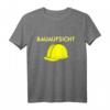 Bauaufsicht Bauaufseher Bauarbeiterhelm T-Shirt - Lustiges Geschenk für Bauleiter, Bauingenieure & Bauherren zu Geburtstag & Weihnachten