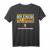 Der Einzige Mit Ahnung Baustelle Kran Bauherr T-Shirt  Lustiges Geschenk für Bauarbeiter, Kranführer & Bauleiter