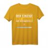 Der Einzige Mit Ahnung Baustelle Kran Bauherr T-Shirt  Lustiges Geschenk für Bauarbeiter, Kranführer & Bauleiter