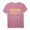 Der Einzige Mit Ahnung Baustelle Kran Bauherr T-Shirt  Lustiges Geschenk für Bauarbeiter, Kranführer & Bauleiter