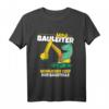 Kinder Bauleiter T-Shirt mit Bagger und T-Rex Motiv  Perfekt für kleine Bauherren, Baustellenabenteuer & Geburtstagsgeschenke 2022