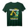 Kinder Bauleiter T-Shirt mit Bagger und T-Rex Motiv  Perfekt für kleine Bauherren, Baustellenabenteuer & Geburtstagsgeschenke 2022