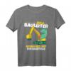Kinder Bauleiter T-Shirt mit Bagger und T-Rex Motiv  Perfekt für kleine Bauherren, Baustellenabenteuer & Geburtstagsgeschenke 2022