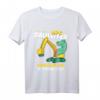 Kinder Bauleiter T-Shirt mit Bagger und T-Rex Motiv  Perfekt für kleine Bauherren, Baustellenabenteuer & Geburtstagsgeschenke 2022