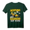 Kinder Mini Bauherr T-Shirt mit Baggerlader  Lustiges Baustellen Outfit für kleine Bauleiter, Handwerker & Baustellenfans