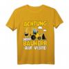 Kinder Mini Bauherr T-Shirt mit Baggerlader  Lustiges Baustellen Outfit für kleine Bauleiter, Handwerker & Baustellenfans