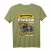 Herren Baggerfahrer T-Shirt - Weil Bauleiter auch Helden brauchen Lustiges Baustellen Motiv für Bauarbeiter und Straßenarbeiter