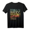 Vintage Herren T-Shirt für Baumpfleger und Baumkletterer mit lustigem Spruch 'My Money Grows On Trees'  Perfekt für Baumschneider & Baumservice