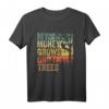 Vintage Herren T-Shirt für Baumpfleger und Baumkletterer mit lustigem Spruch 'My Money Grows On Trees'  Perfekt für Baumschneider & Baumservice