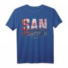 San Francisco Bay Golden Gate Bridge Skyscape T-Shirt  Geschenkidee für San Francisco Fans und Reisebegeisterte