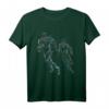 Buntes American Football Spieler Farblinien Design T-Shirt  Perfekt für Football Fans, Playoffs & Football Parties