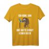 Ich Kam Sah Und Hatte Direkt Keinen Bock Faultier Büro T-Shirt - Lustiges Geschenk für Kollegen, Beamte & Programmierer im Büro oder Home Office