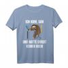 Ich Kam Sah Und Hatte Direkt Keinen Bock Faultier Büro T-Shirt - Lustiges Geschenk für Kollegen, Beamte & Programmierer im Büro oder Home Office