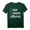 Lustiges Weihnachtsgeschenk T-Shirt für Beamte - Brav Unartig, geeignet für Familie, Freunde und Kollegen, perfekt für Weihnachten & Geburtstage