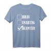 Lustiges Weihnachtsgeschenk T-Shirt für Beamte - Brav Unartig, geeignet für Familie, Freunde und Kollegen, perfekt für Weihnachten & Geburtstage