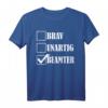 Lustiges Weihnachtsgeschenk T-Shirt für Beamte - Brav Unartig, geeignet für Familie, Freunde und Kollegen, perfekt für Weihnachten & Geburtstage