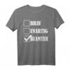 Lustiges Weihnachtsgeschenk T-Shirt für Beamte - Brav Unartig, geeignet für Familie, Freunde und Kollegen, perfekt für Weihnachten & Geburtstage
