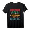 Rentner 2022 Eine Legende Geht In Rente T-Shirt - Lustiges Abschiedsgeschenk für Männer und Frauen im Ruhestand