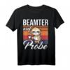Beamter auf Probe Faultier T-Shirt mit Kaffee - Witziges Geschenk für angehende Beamte, Polizisten und Lehrer
