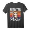 Beamter auf Probe Faultier T-Shirt mit Kaffee - Witziges Geschenk für angehende Beamte, Polizisten und Lehrer