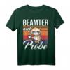 Beamter auf Probe Faultier T-Shirt mit Kaffee - Witziges Geschenk für angehende Beamte, Polizisten und Lehrer